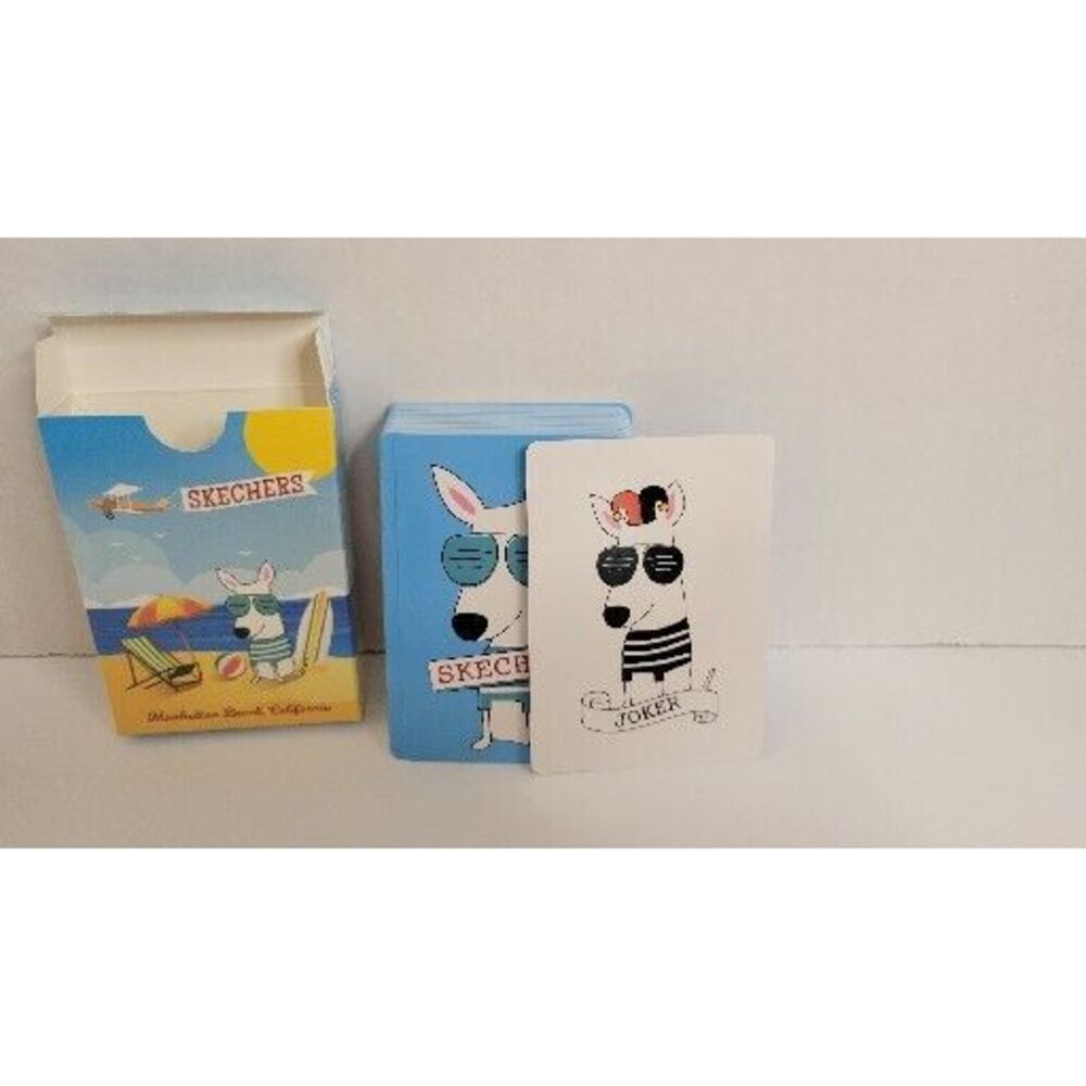Skechers Novelty Item Deck Of‎ Playing Cards Manhattan Beach California Souvenir